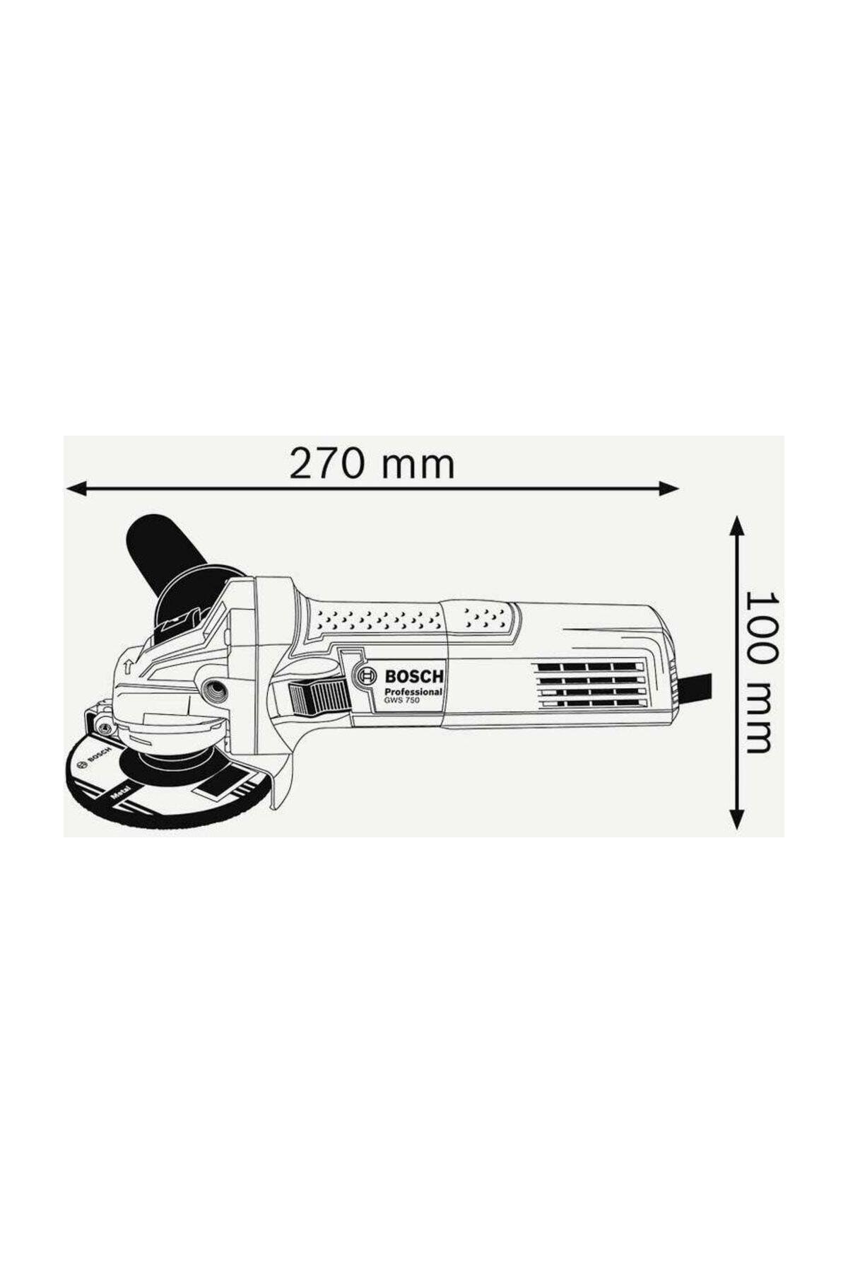 Bosch Gws 7-115  Avuç Taşlama 720W 0601388106