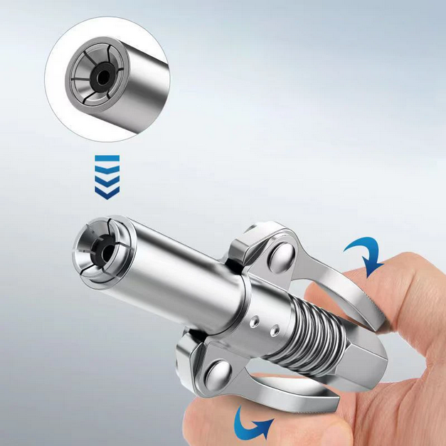 Mandallı Kilitlemeli Gres Yağ Pompa Ucu