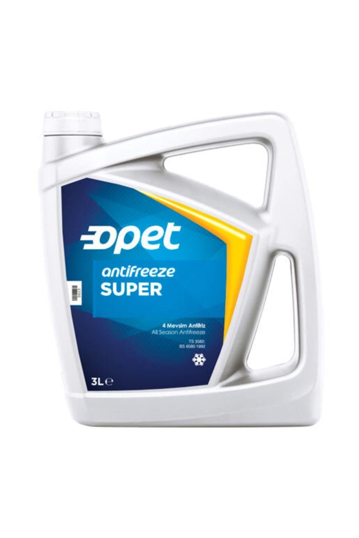 Opet Süper Antifiriz 3lt Mavi Ekonomik Paket 4ü Bir Arada (1koli Fiyatı)