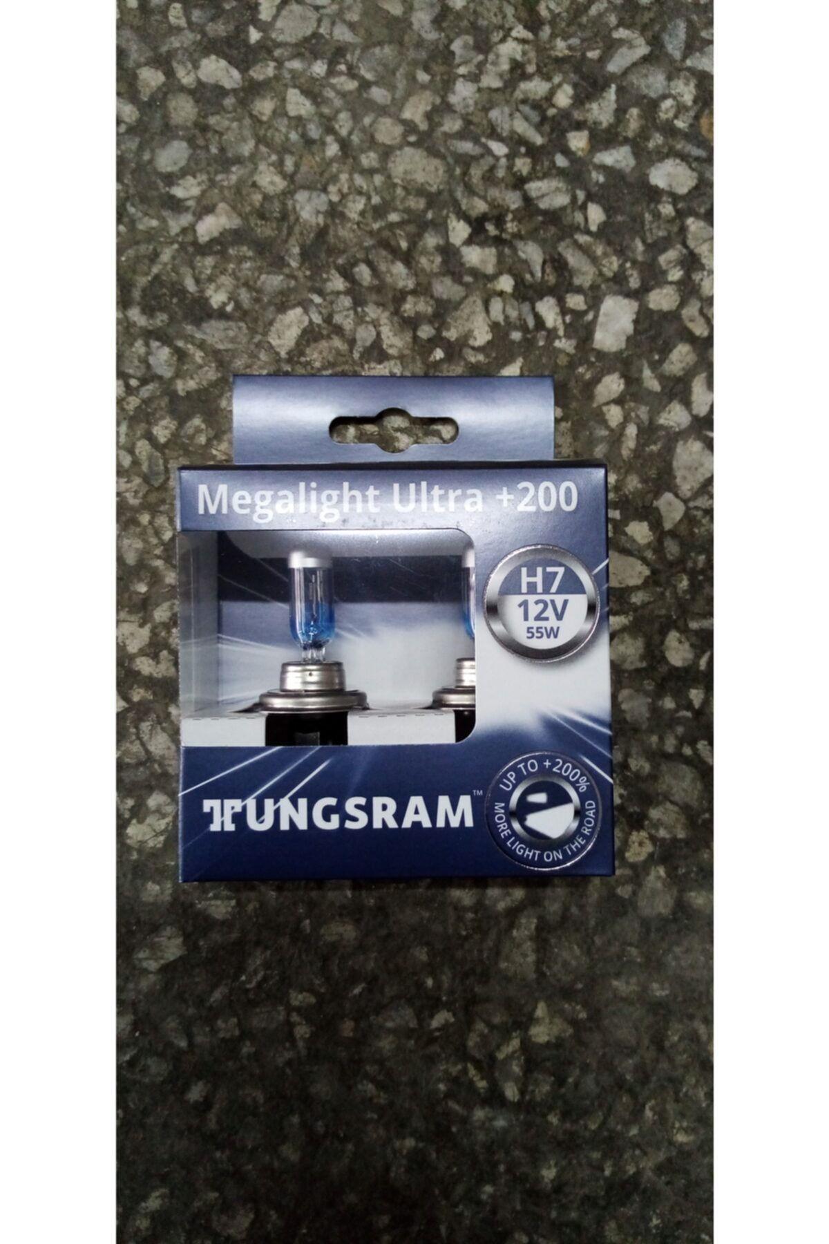 Tungram Megalight Ultra H7 12 Volt 55w +200%fazla Işık