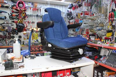 Körüklü Traktör Ve Iş Makinesi Koltuğu Kumaş Universal Model Mavi