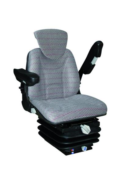 Miralbueno Körüklü Traktör Ve Iş Makinesi Koltuğu Kumaş Universal Model Gri