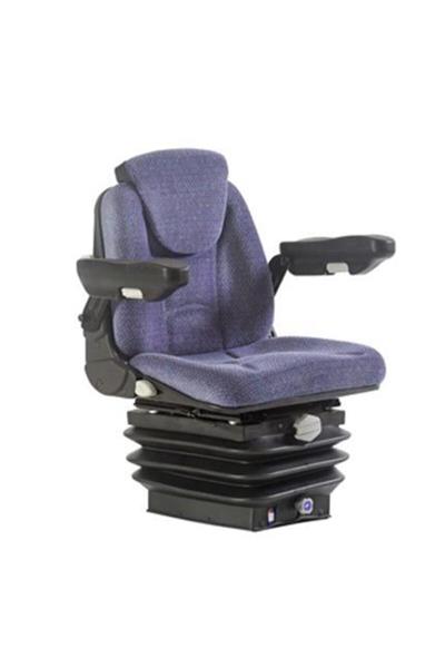 Lüks Tip Iş Makinesi Ve Traktör Koltuğu Universal Mavi