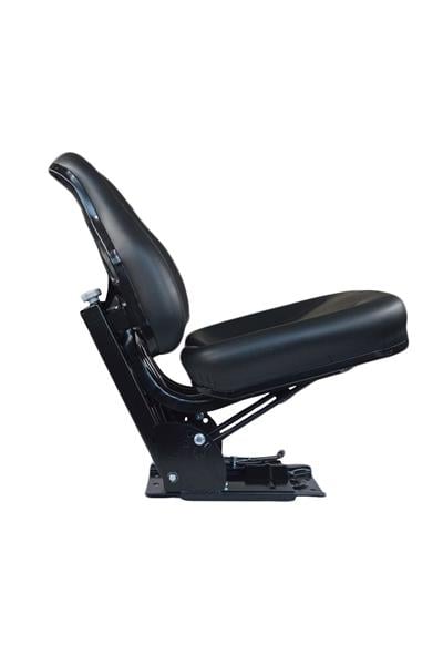 Miralbueno Traktör Koltuğu Siyah Kolçaksız Açısı Ayarlanabilir ileri Geri Kızaklı Lüks Tipi