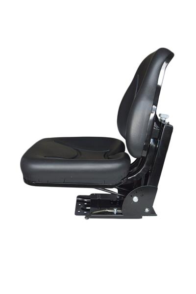 Miralbueno Traktör Koltuğu Siyah Kolçaksız Açısı Ayarlanabilir ileri Geri Kızaklı Lüks Tipi