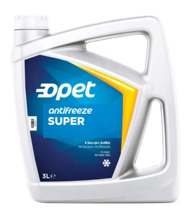 Süper Antifreeze Dört Mevsim Mavi Antifriz 3 Litre Soğutma Sıvısı
