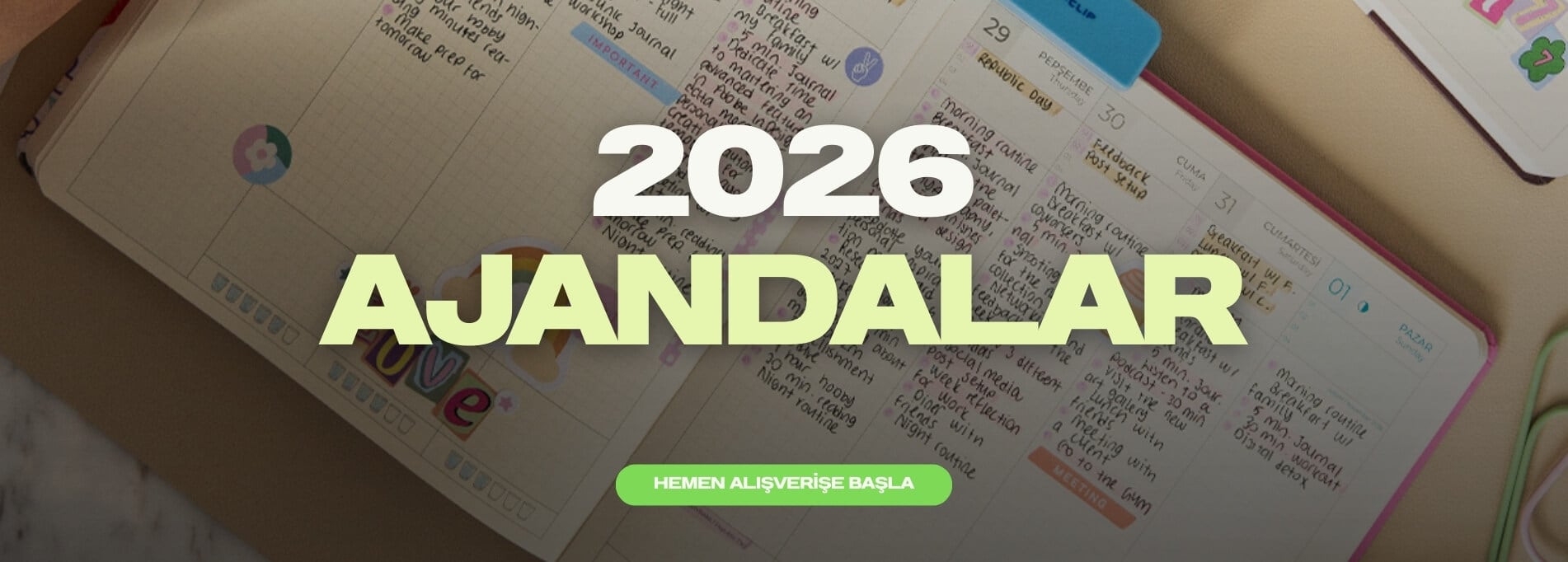 2026 Ajanda