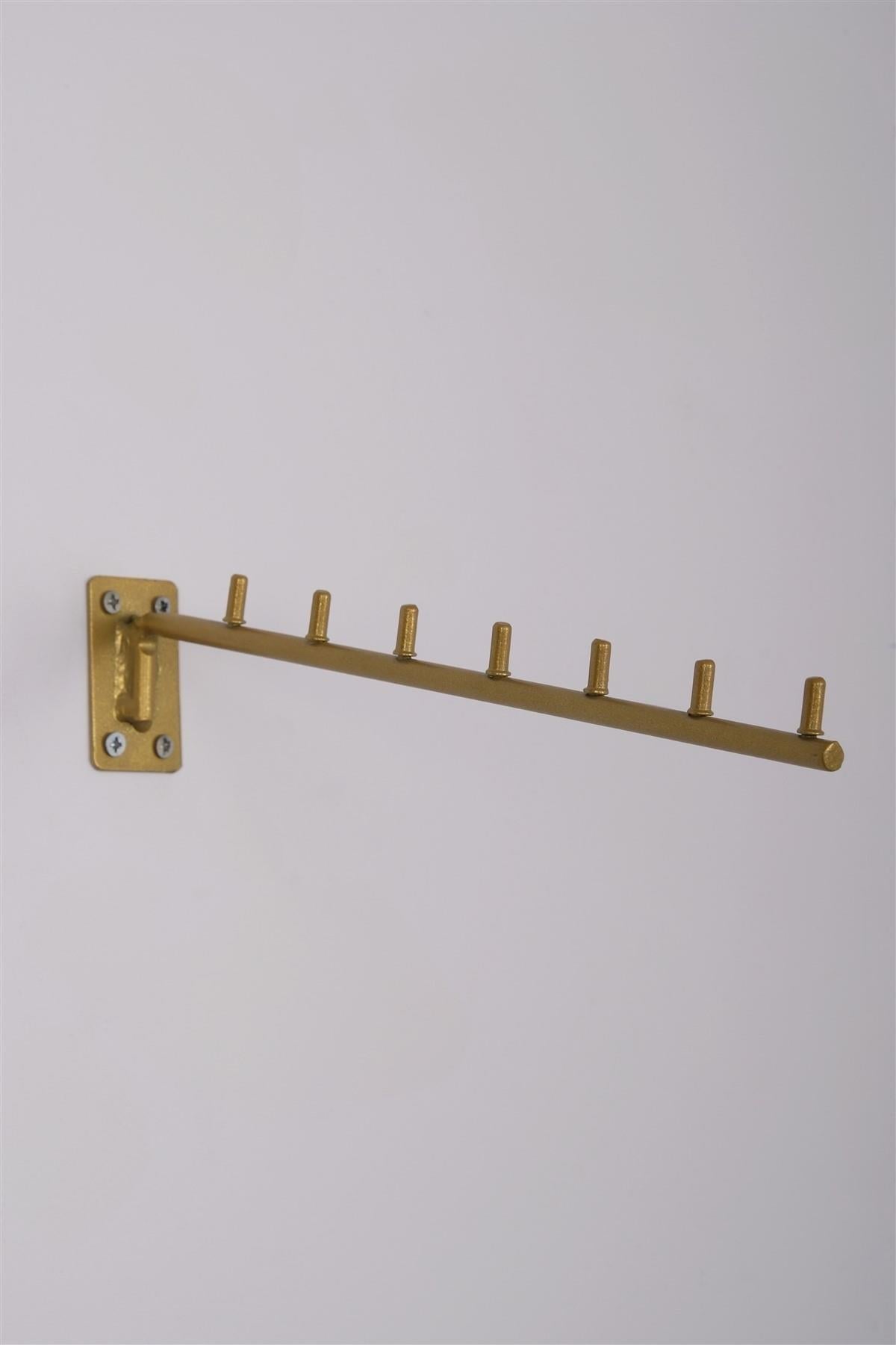 Duvara Monte Eğri Gold Tel Baston