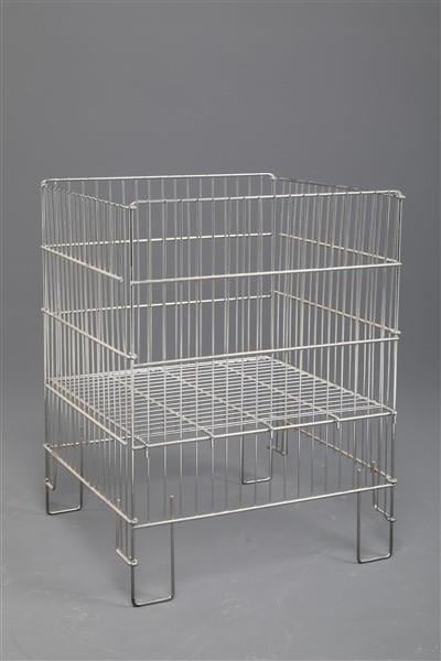 55*55 Katlanır Krom Sepet