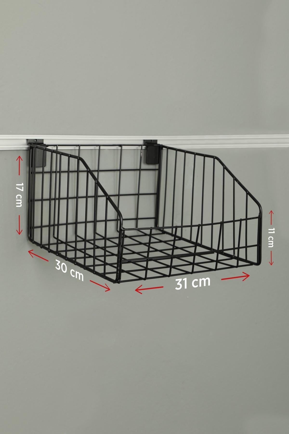 Kanallı Panoya Mini Tel Sepet