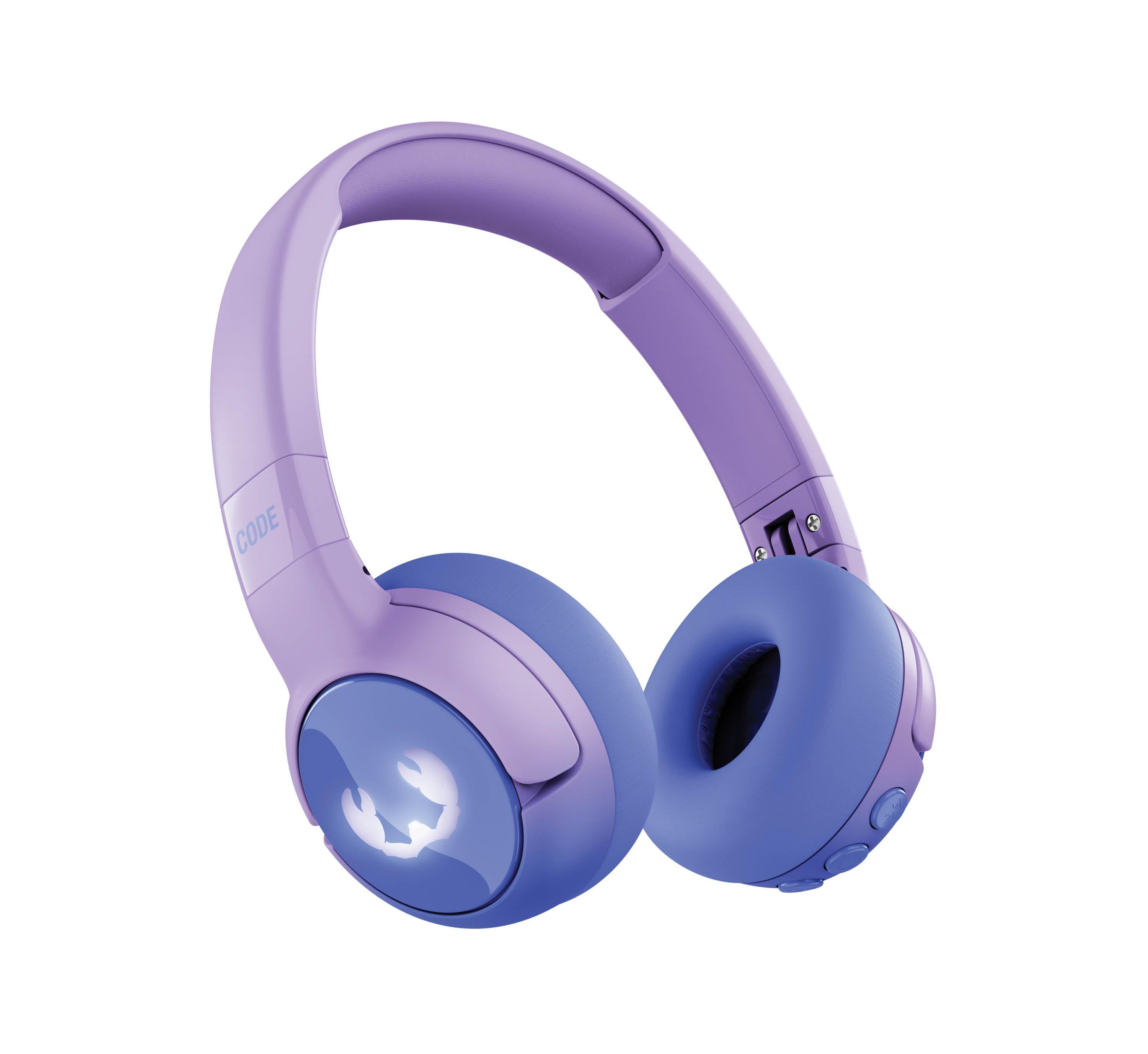 Code Junior Çocuk Kulak Üstü Kablosuz Bluetooth Kulaklık Mor Galaksi