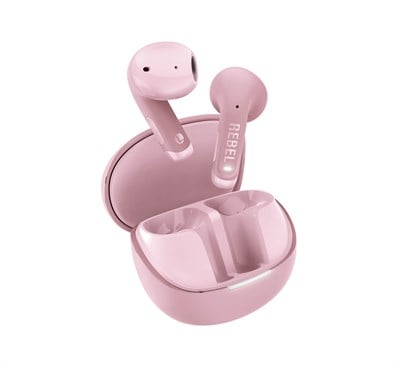 Twins Core 2 TWS Bluetooth Kulak İçi Kulaklık Pastel Pembe