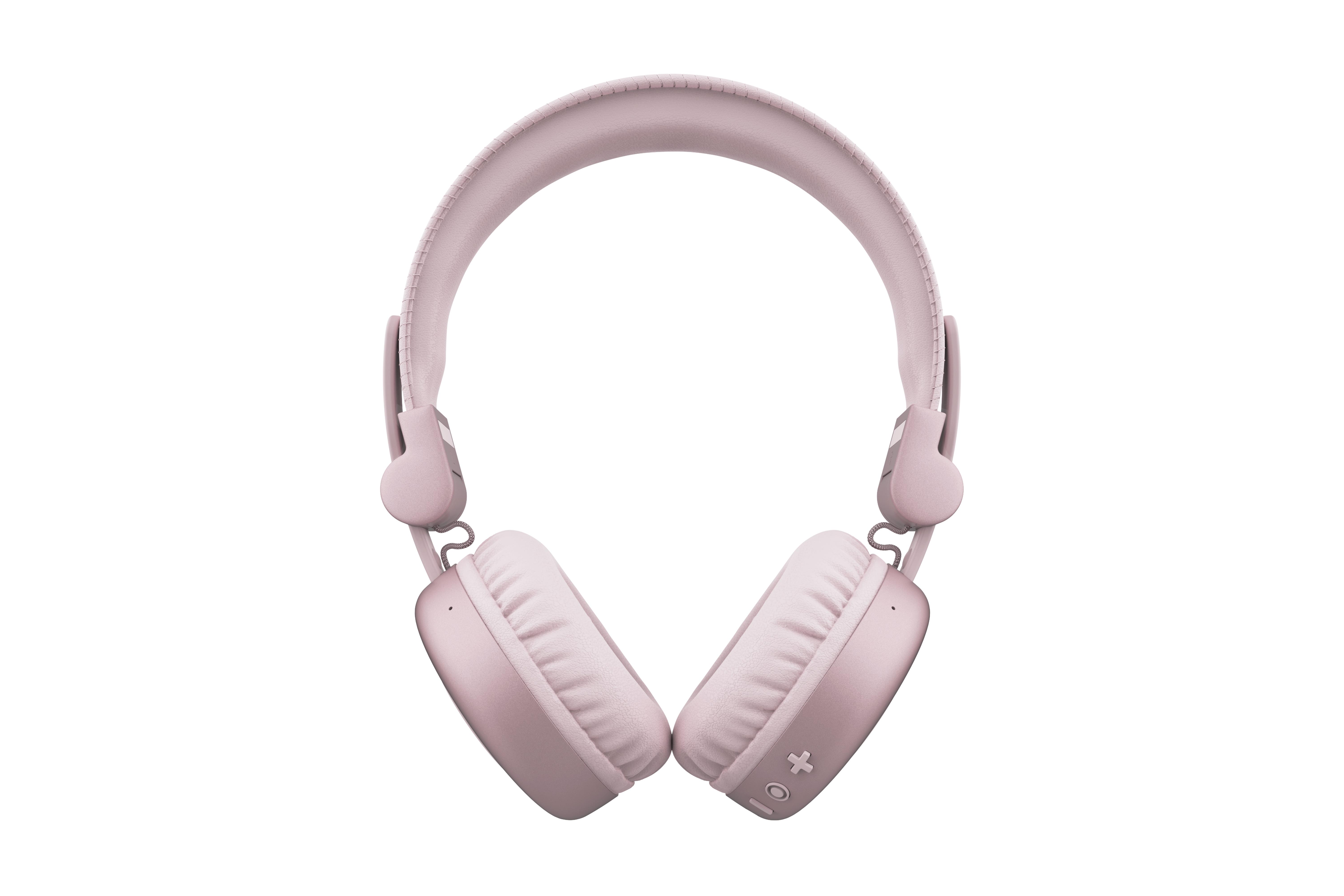 Code Core Kulak Üstü Kablosuz Bluetooth Kulaklık Pudra Pembesi