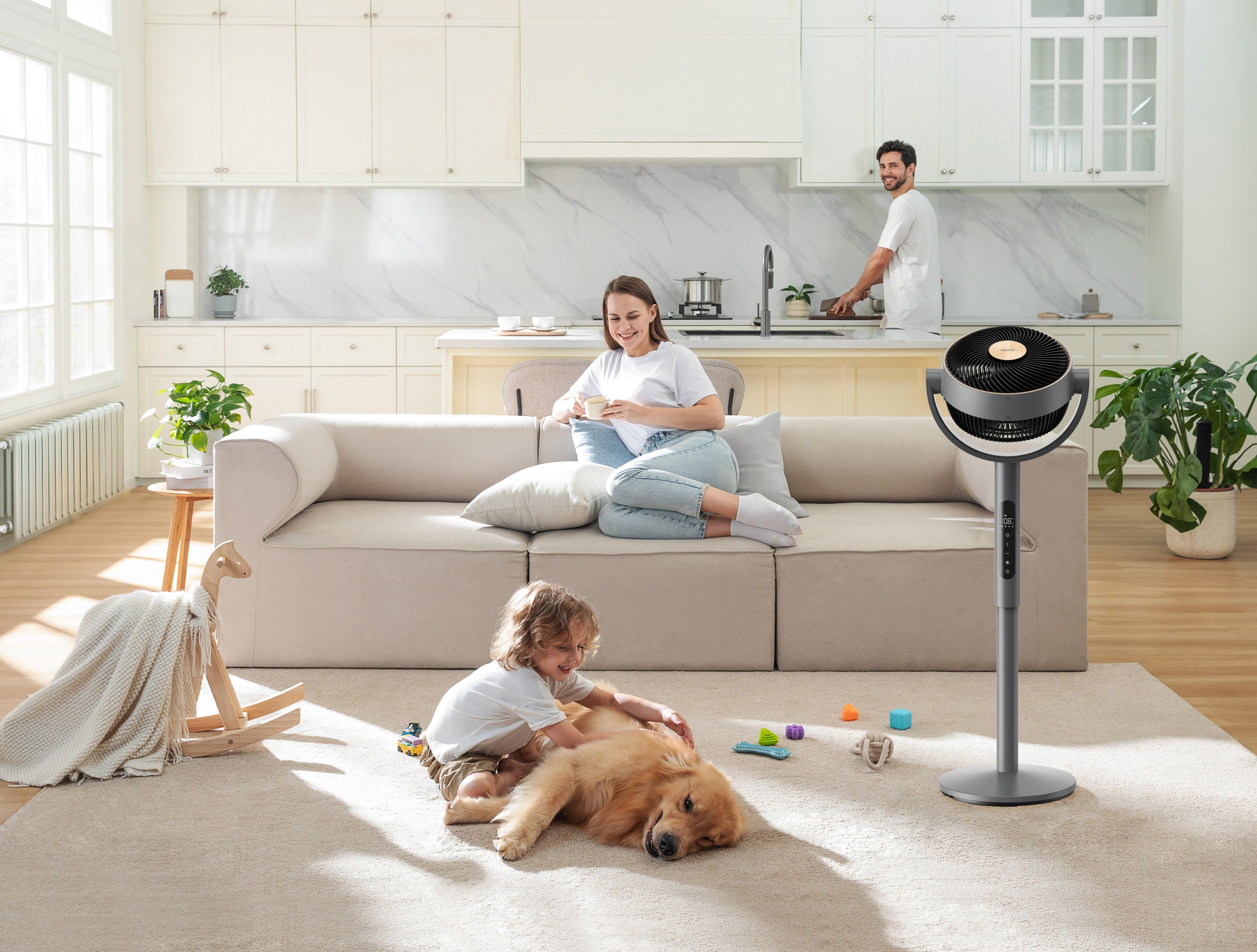 🌀 Levoit Circulator Pedestal Fan: Sessiz Güç ile Serinlemenin Yeni Yolu