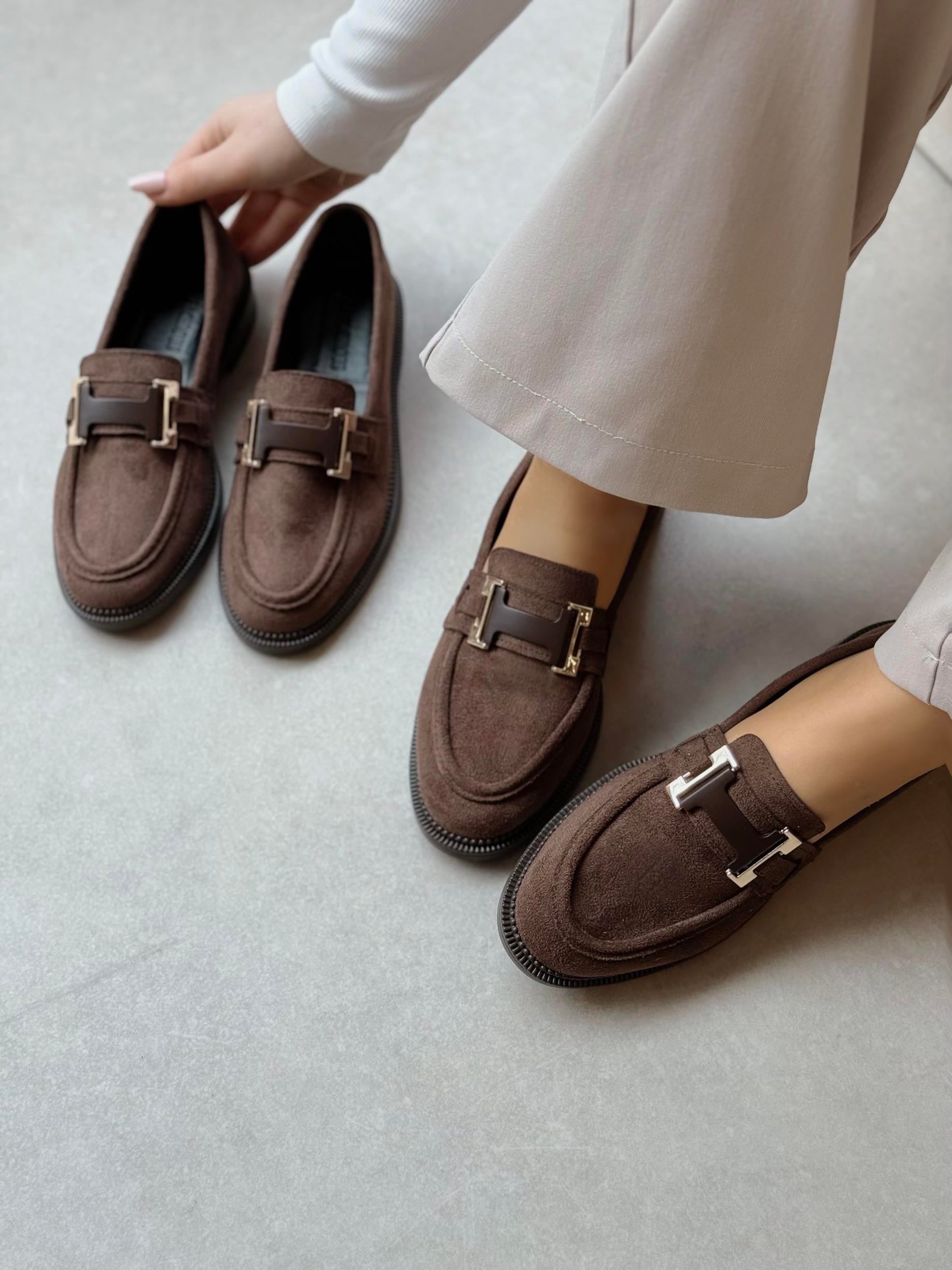 Helena Tokalı Acı Kahve Loafer