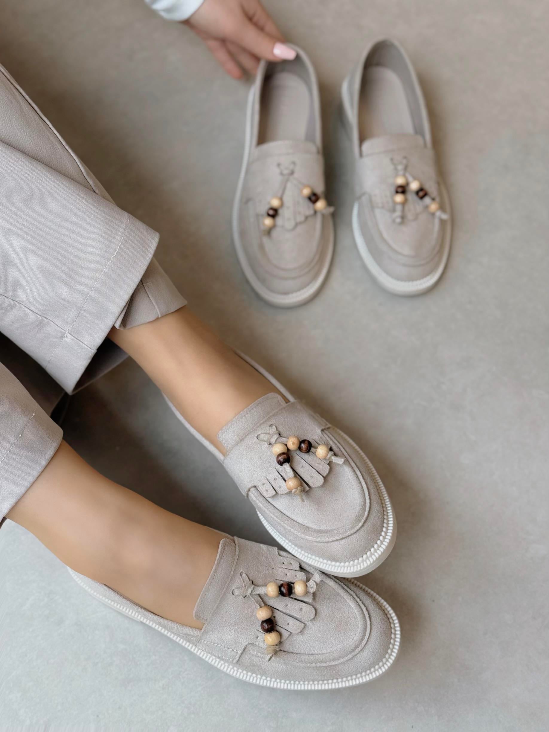Monarch Püsküllü Bej Loafer