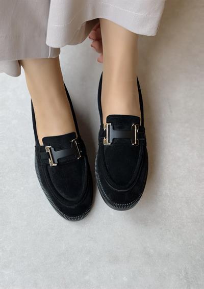Helena Tokalı Siyah Loafer