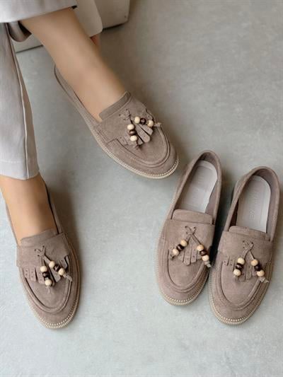 Monarch Püsküllü Vizon Loafer
