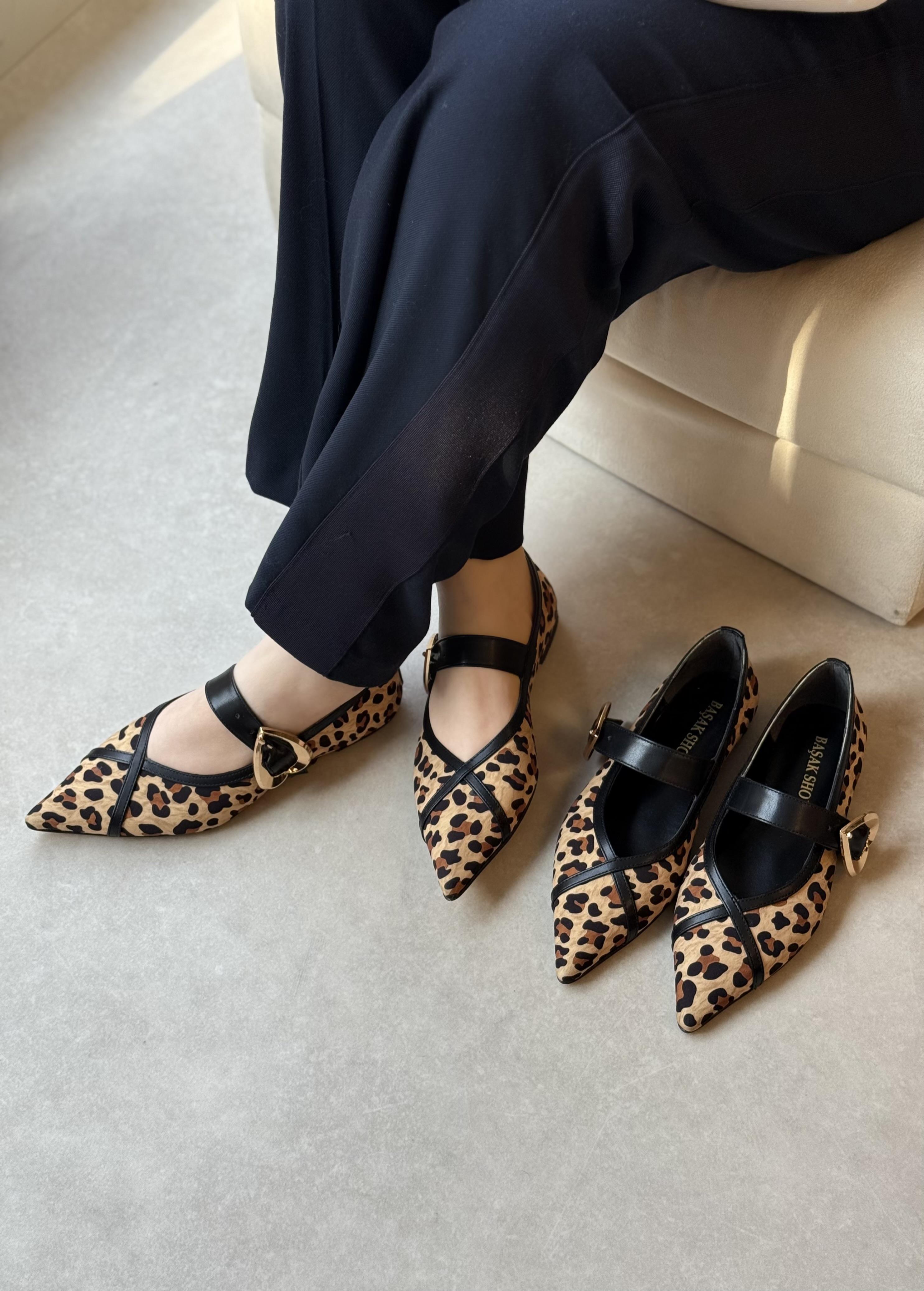 Love Kalp Tokalı Leopar Babet