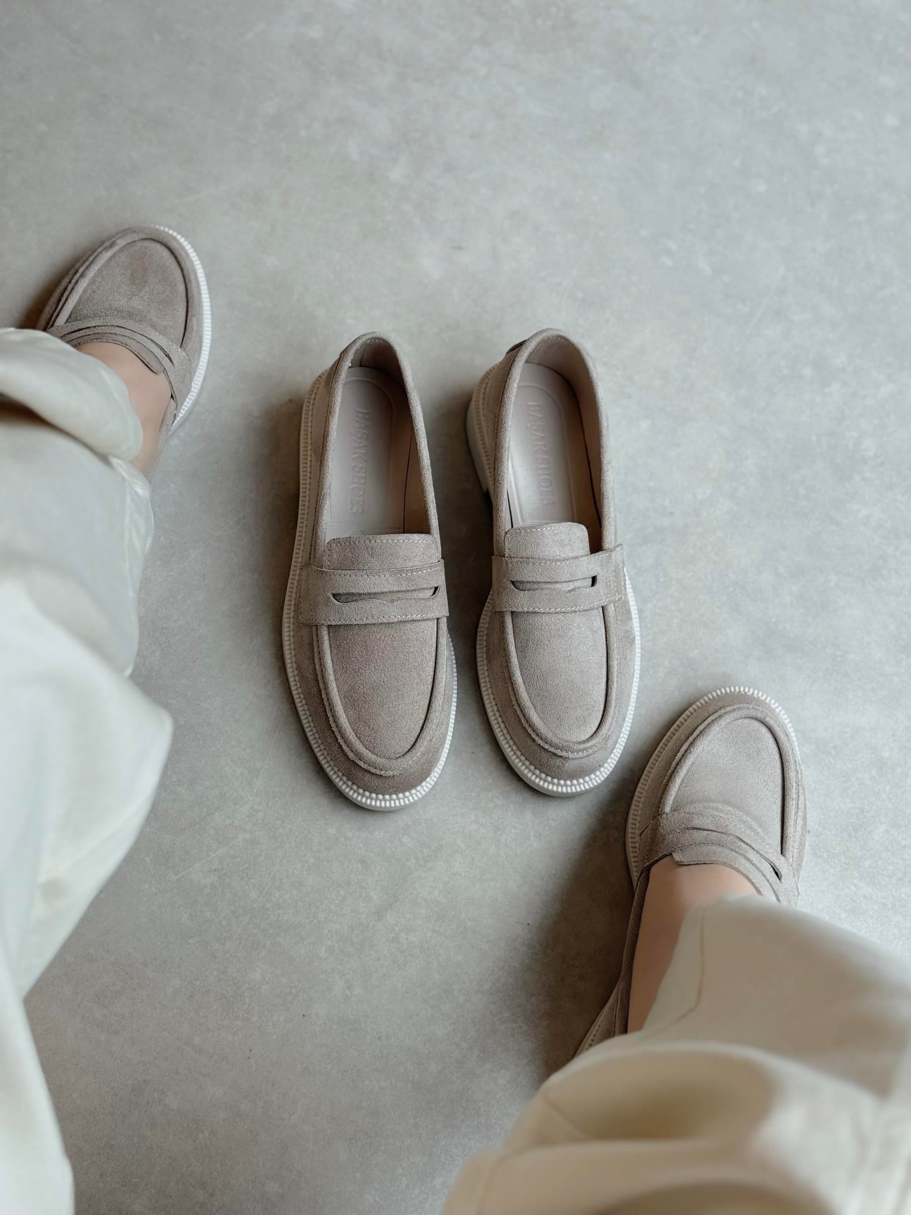 Velora Loafer Kadın Ayakkabı- BEJ SÜET