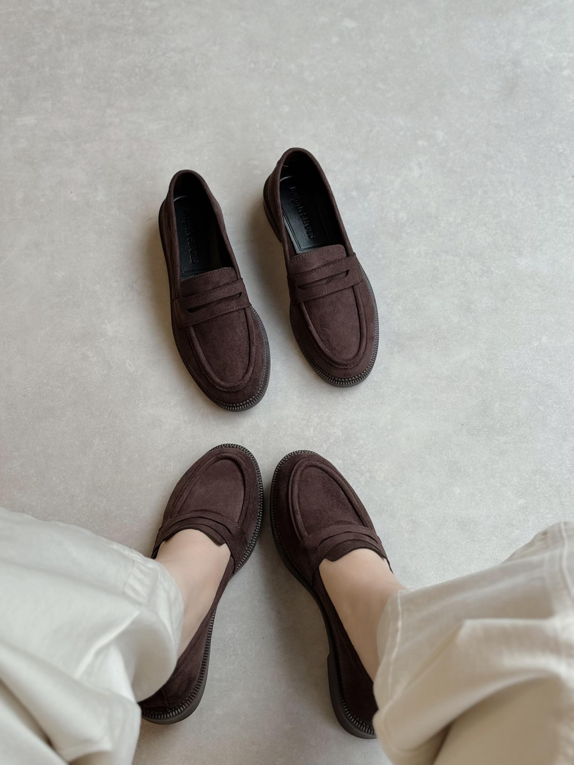 Velora Loafer Kadın Ayakkabı- KAHVE SÜET