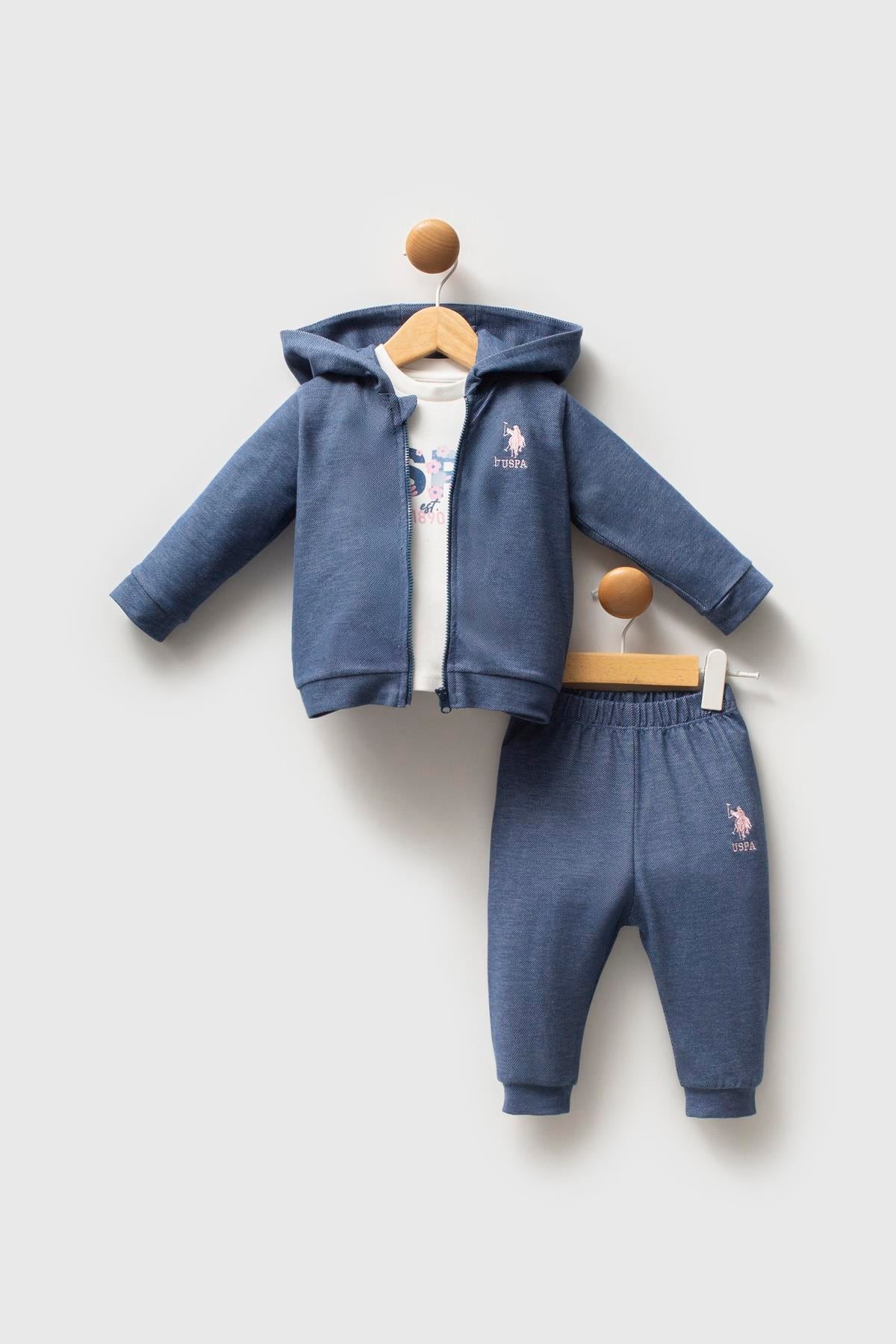 U.S. POLO KIZ BEBEK ÜÇLÜ TAKIM -286