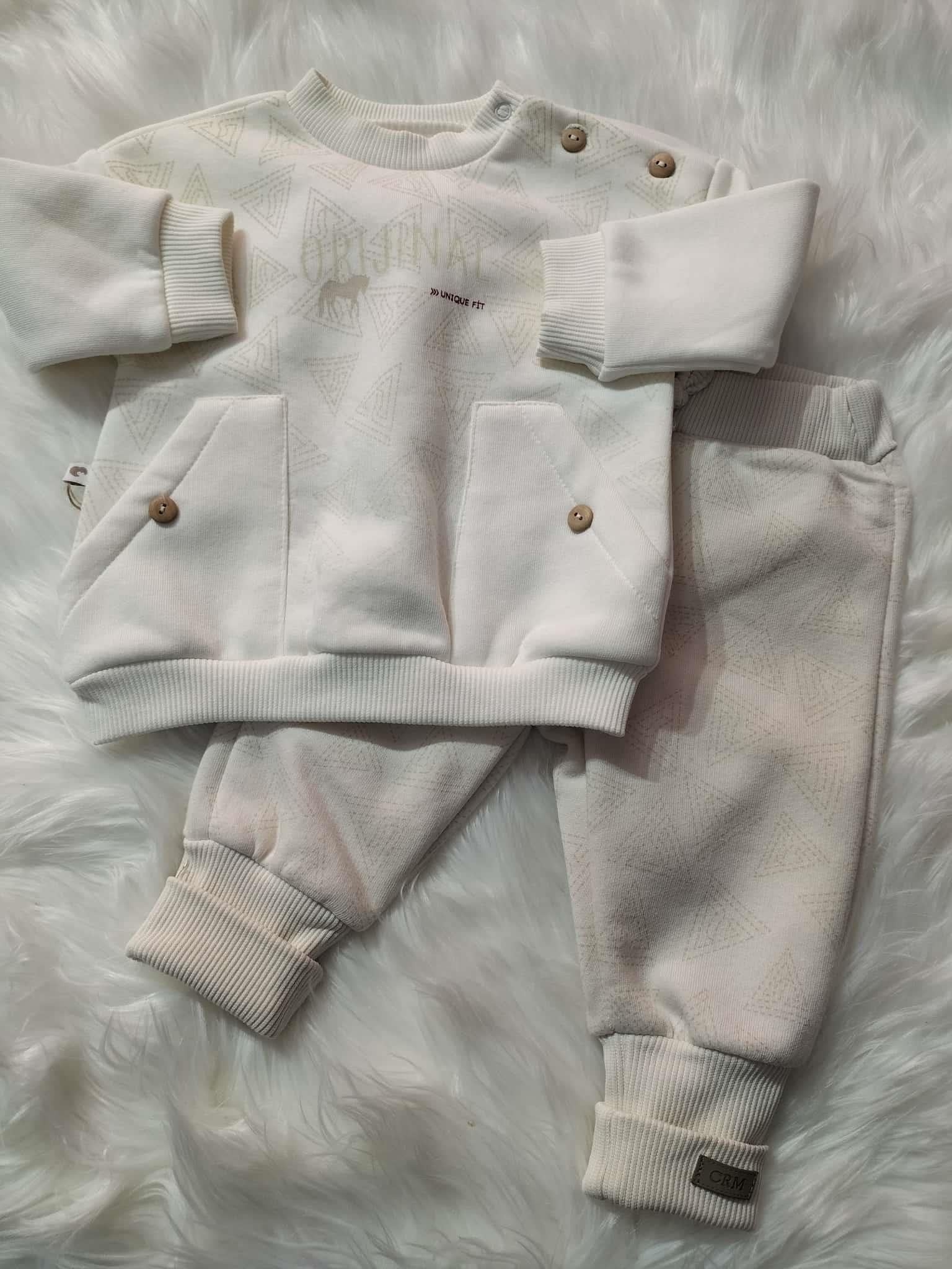  BEBEK CARAMEL BEBE BEJ AT DESENLİ İÇİ ŞARDONLU CEP