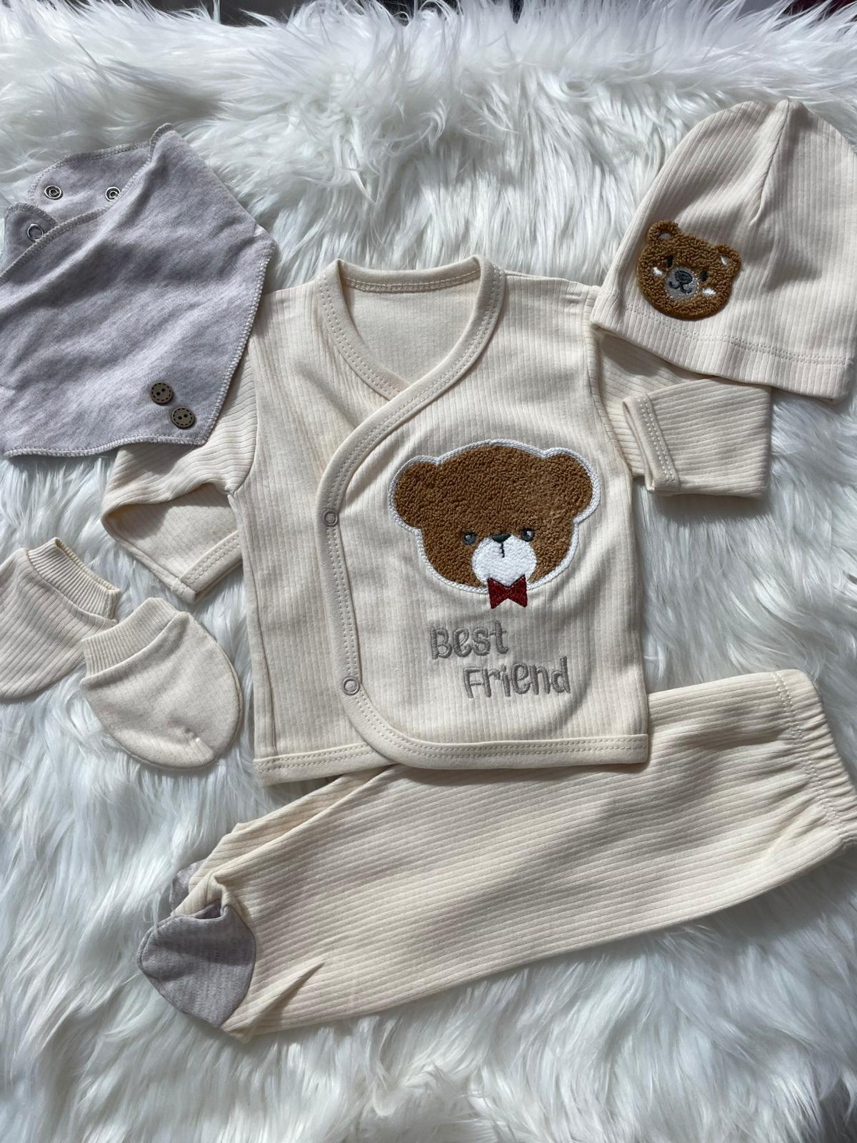 BEBEK AYICIK FİGÜRLÜ FİTİLLİ 5'Lİ HASTANE ÇIKIŞI