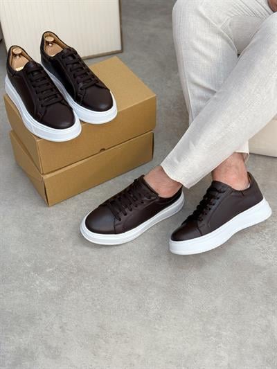 AGAH MODEL LOST ACI KAHVE SNEAKERS