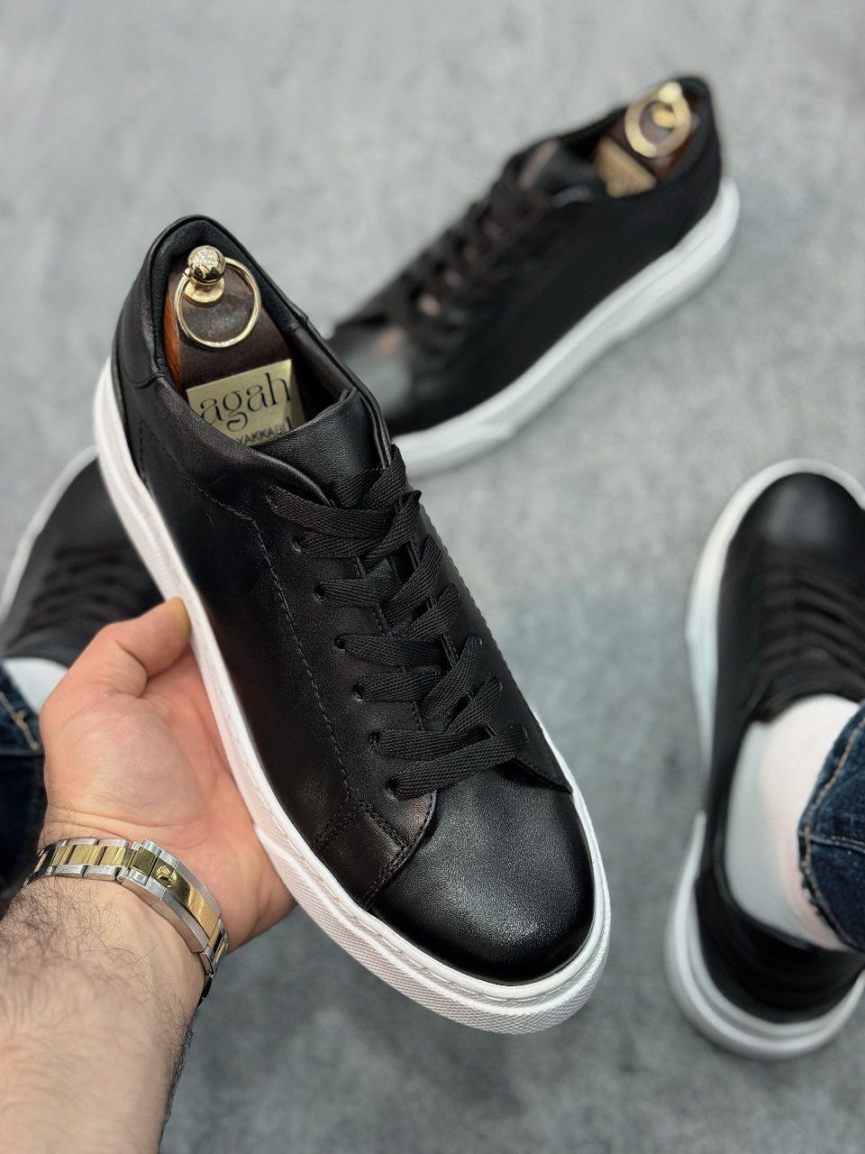 AGAH MODEL SİYAH SNEAKER