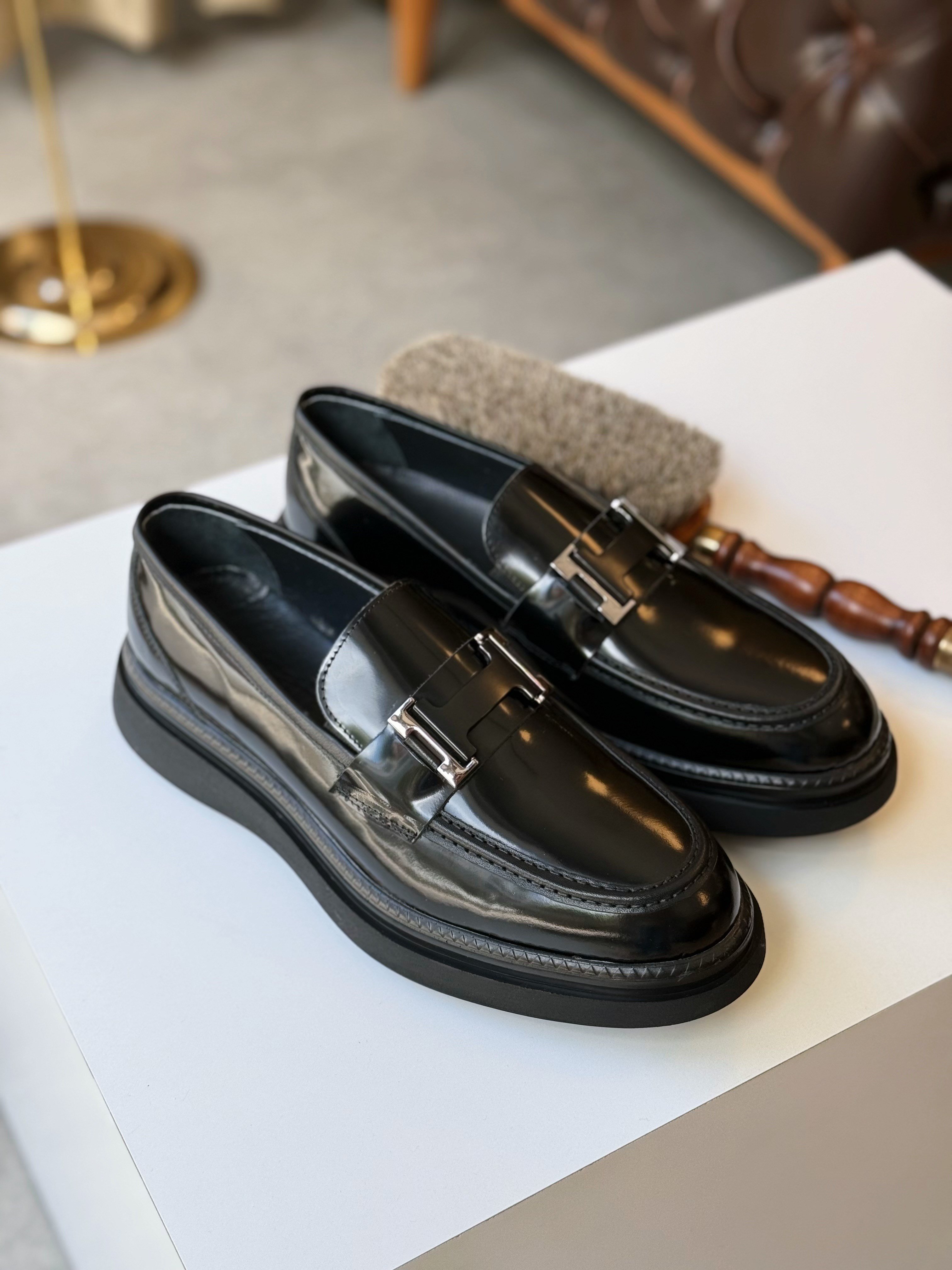 HAKİKİ DERİ İÇİ DIŞI AGAH MODEL CLASS SİYAH LOAFER AYAKKABI