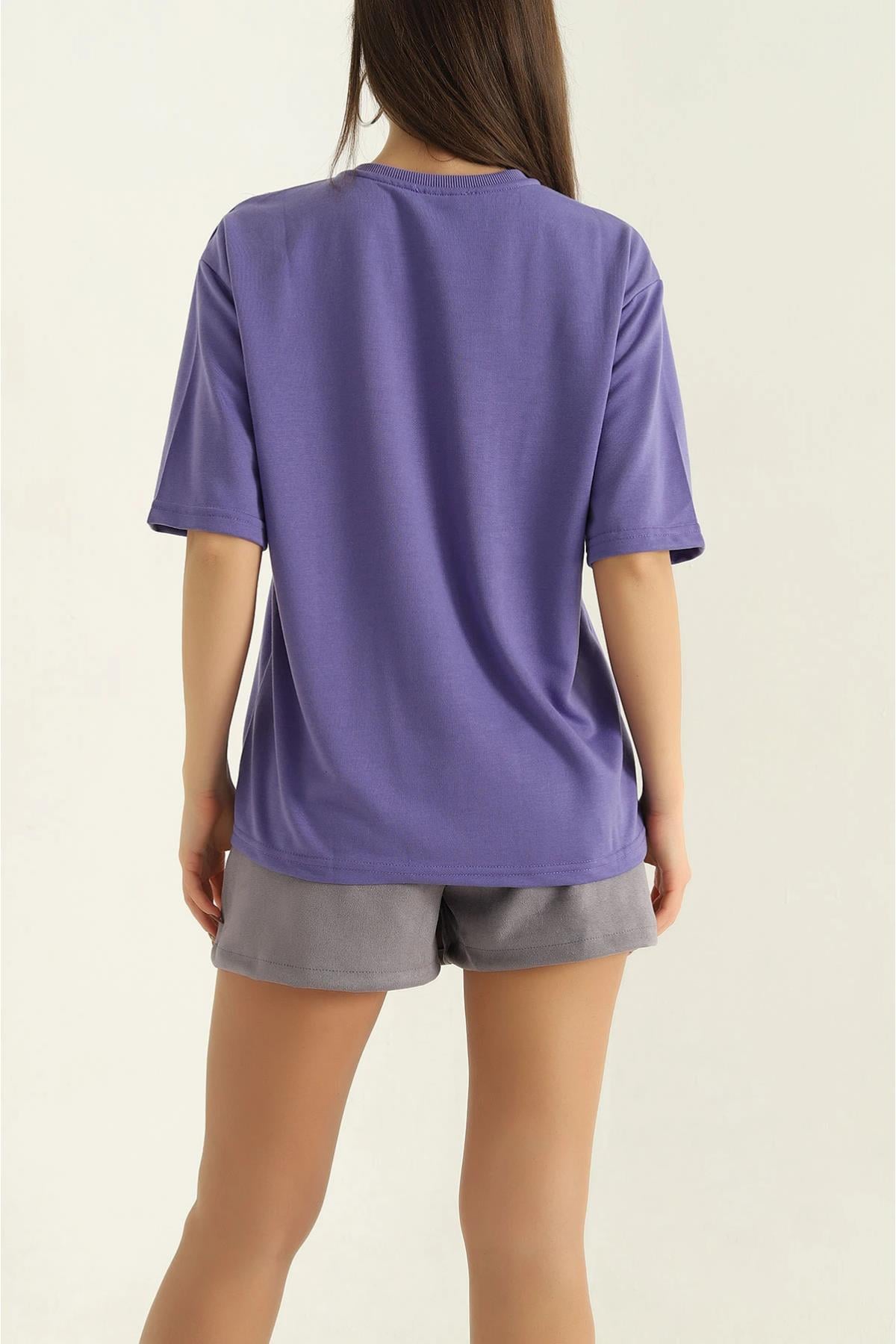 Bisiklet Yaka Basic Tshirt