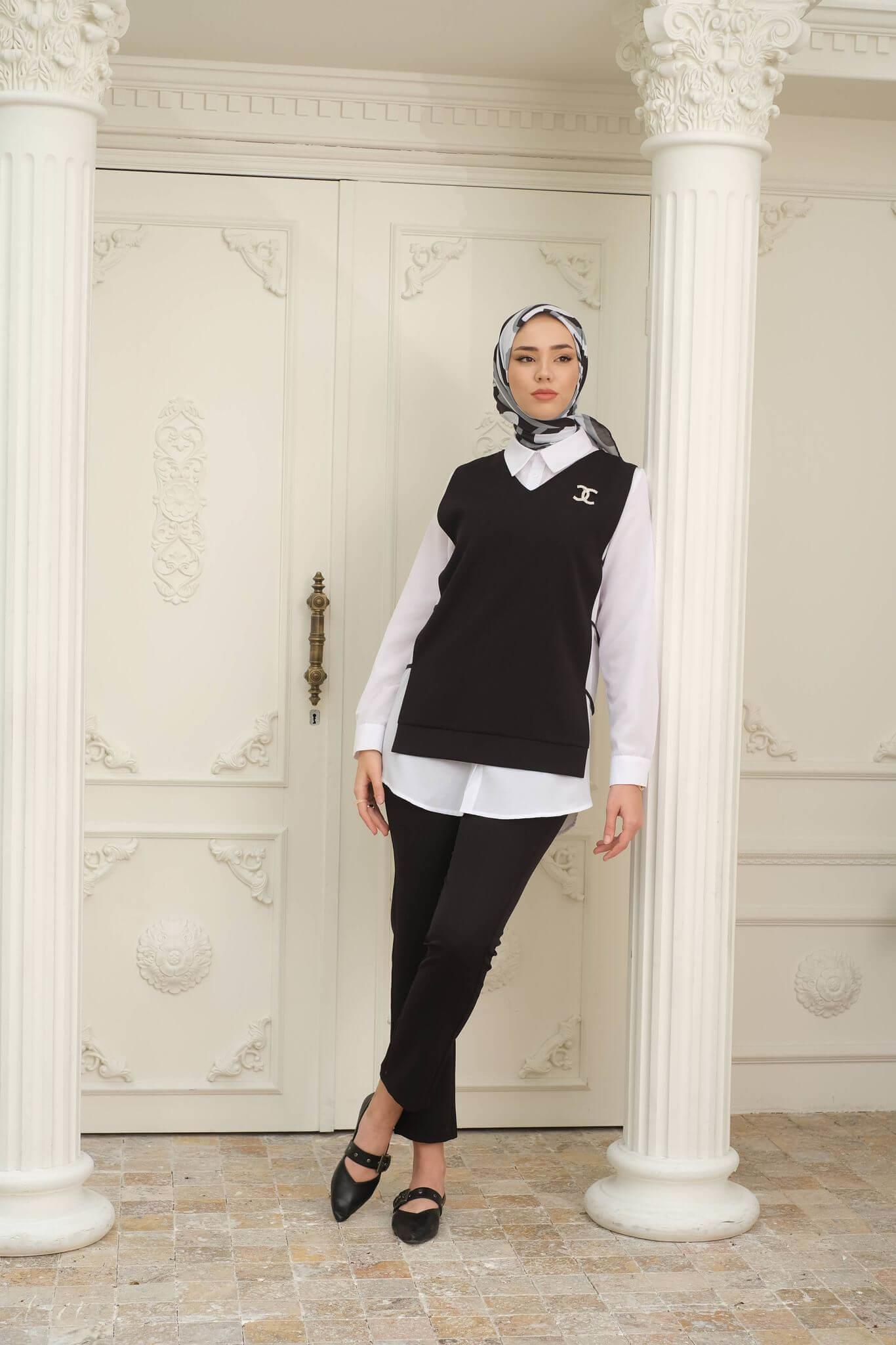 Broş Aksesuarlı Üçlü Takım