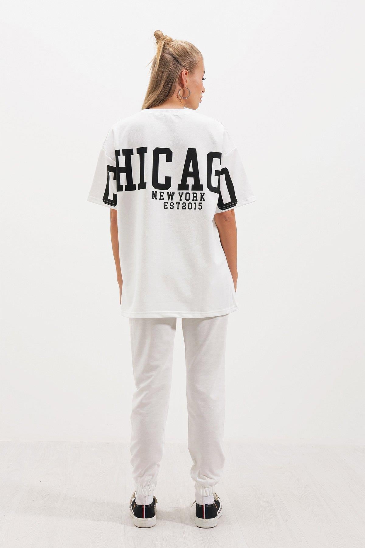 Chicago Baskılı 2 İp Takım