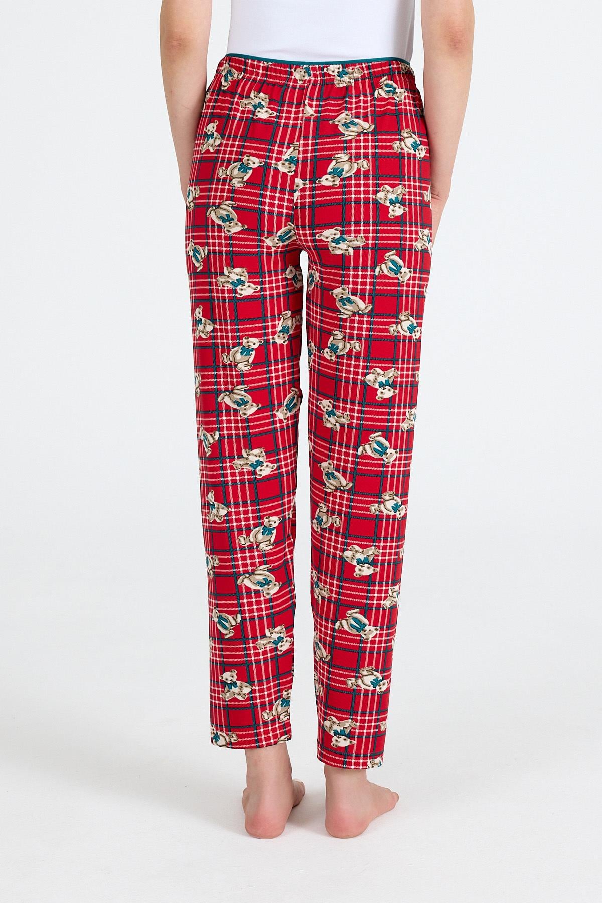 Desenli Milan Kumaş Pijama Altı
