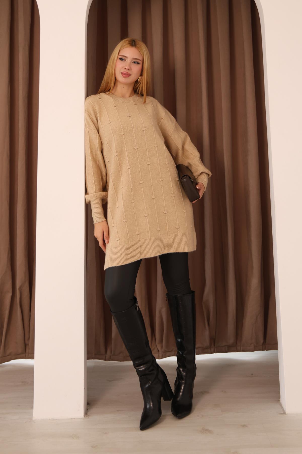 Desenli Triko Tunik