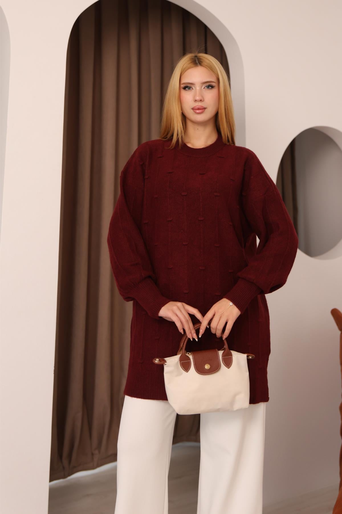 Desenli Triko Tunik