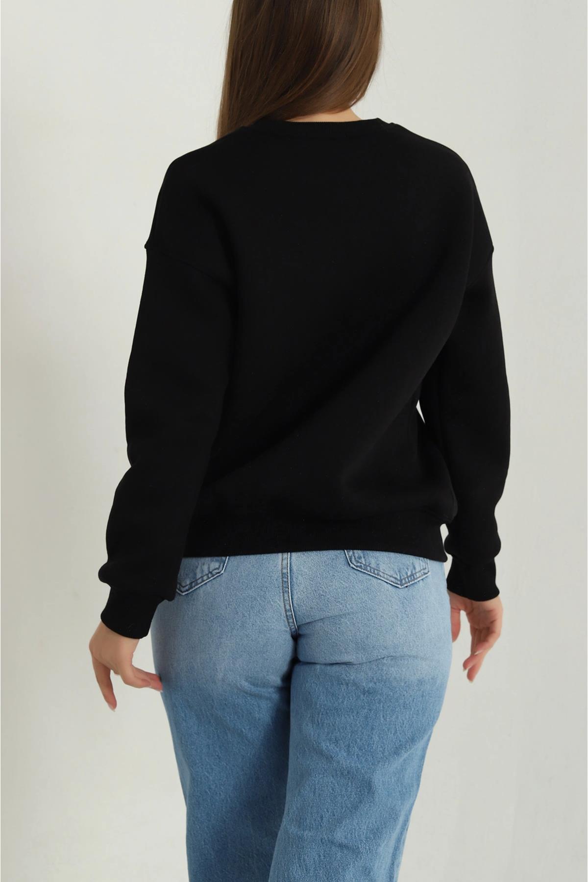 Duck İşlemeli Sweatshirt
