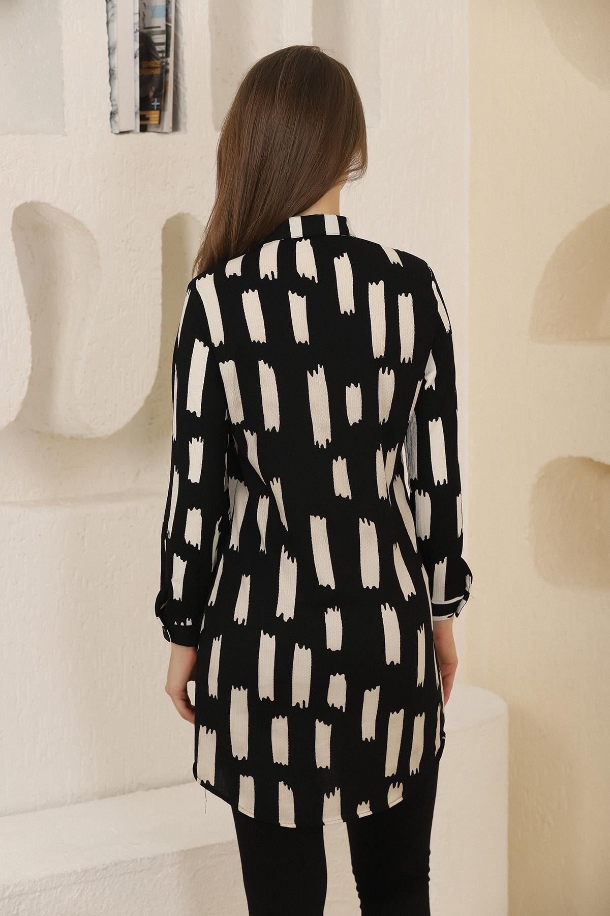 Fırça Desen Tunik