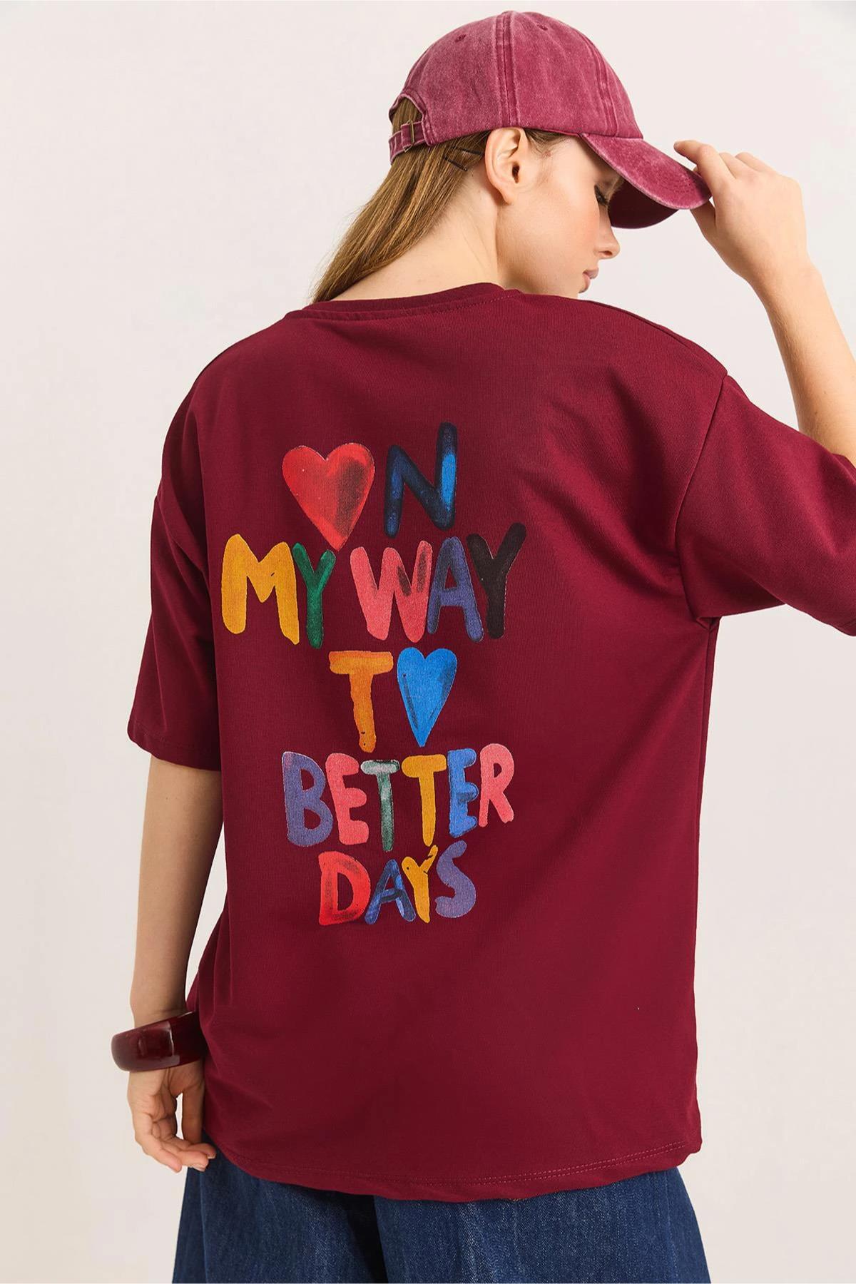Harf Baskılı Tshirt
