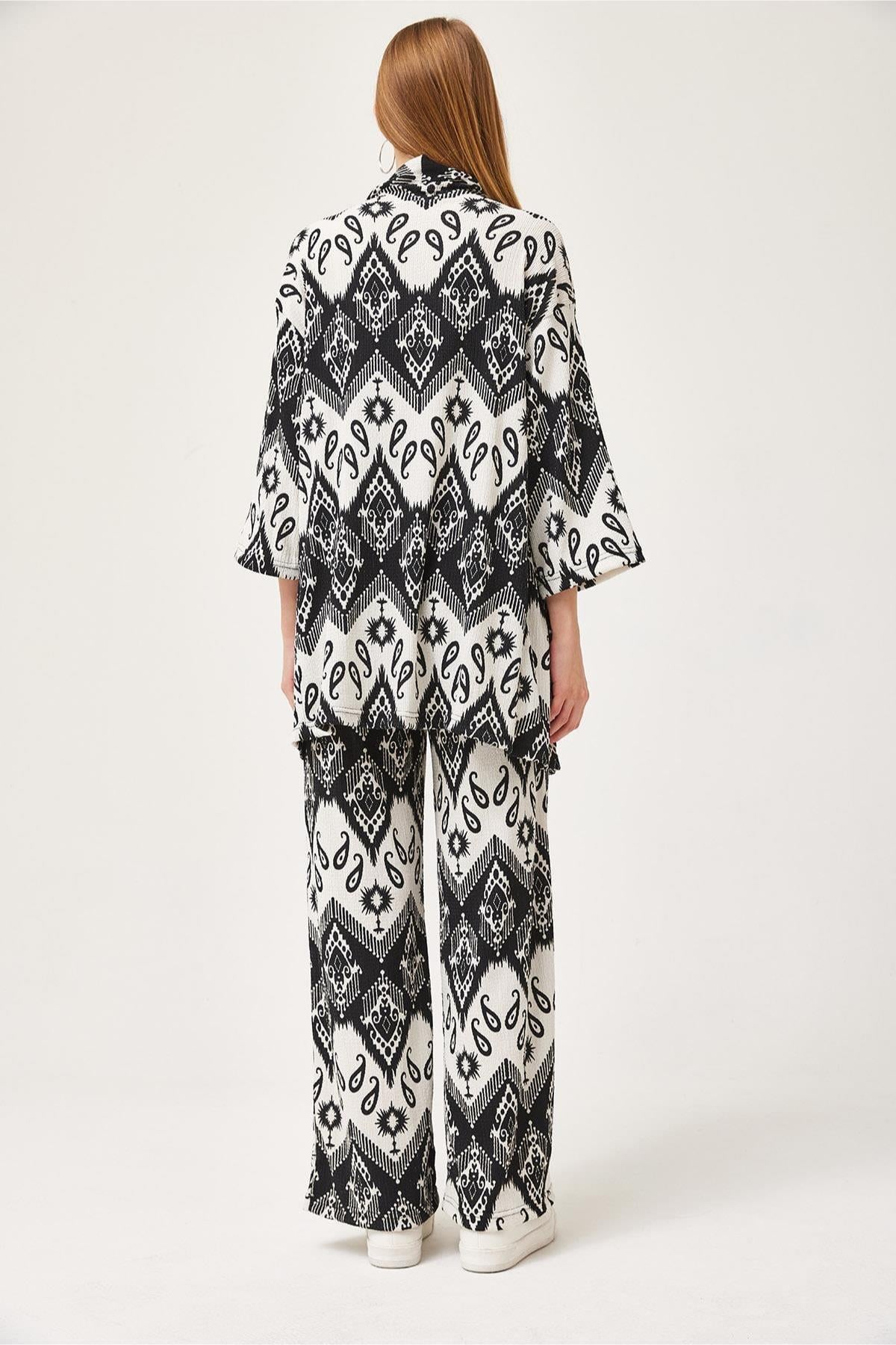 Kimono Pantolon İkili Takım