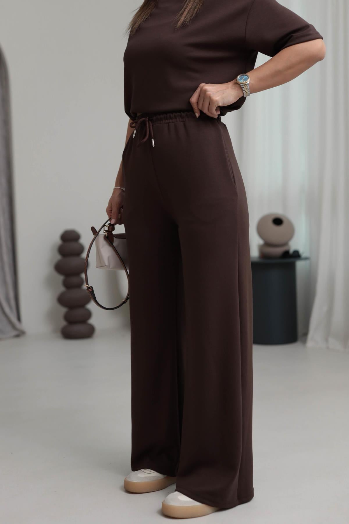 Modal Tshirt Pantolon İkili Takım