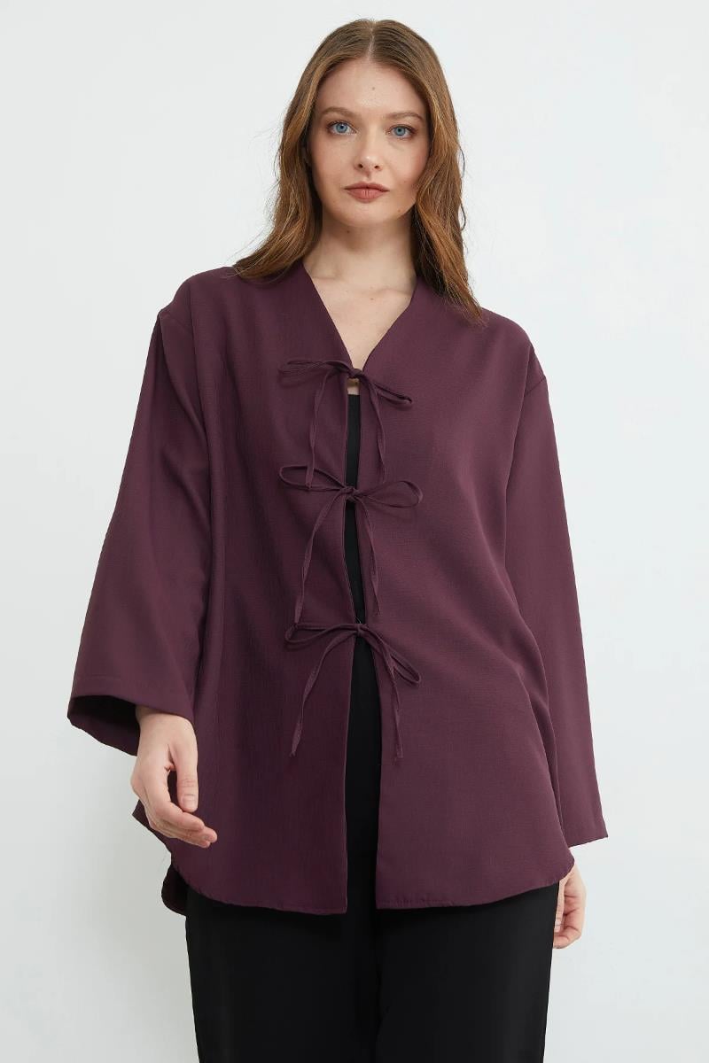 Önü Bağlamalı Salaş Kimono