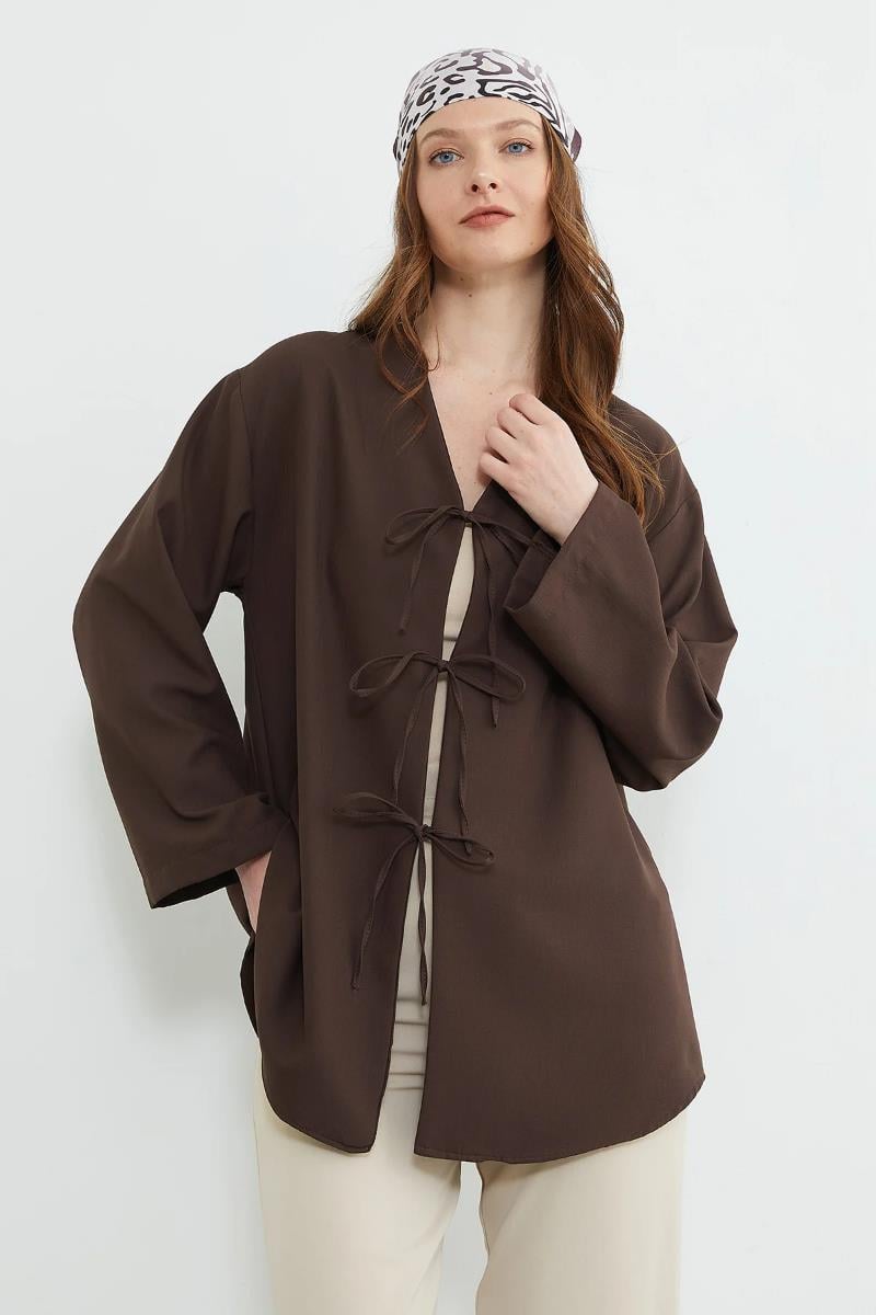 Önü Bağlamalı Salaş Kimono