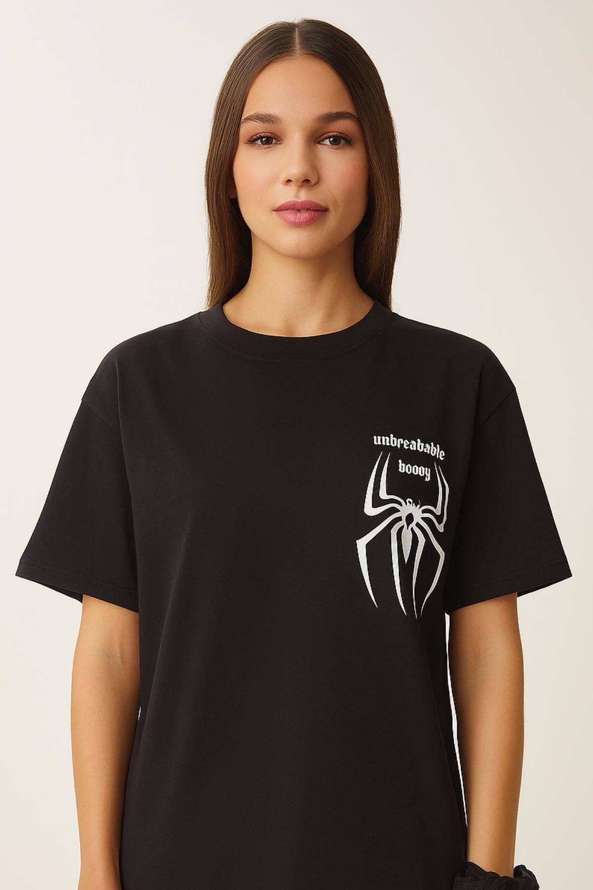 Örümcek Baskılı Tshirt