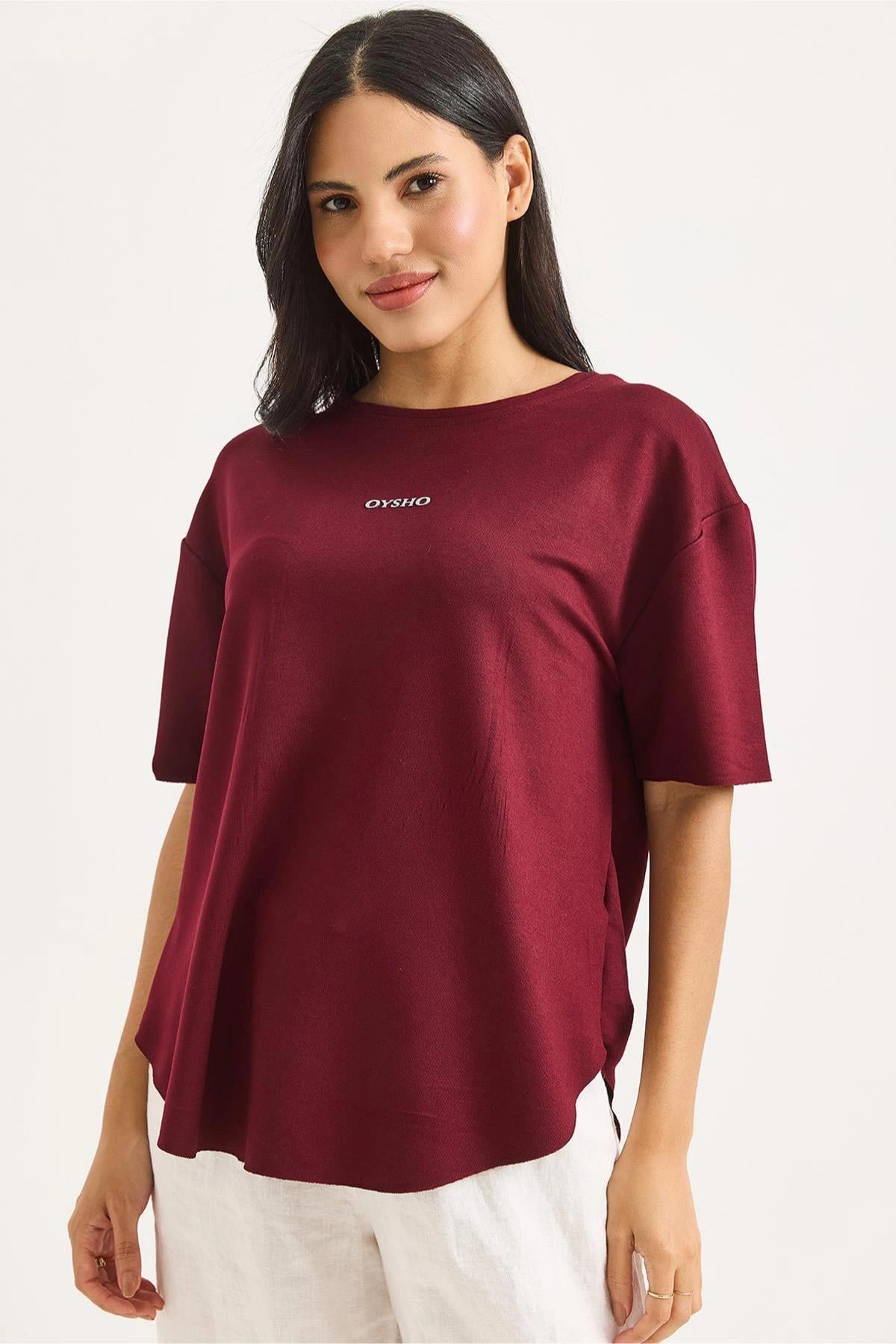 Oval Kesim Baskılı Oyhso Tshirt