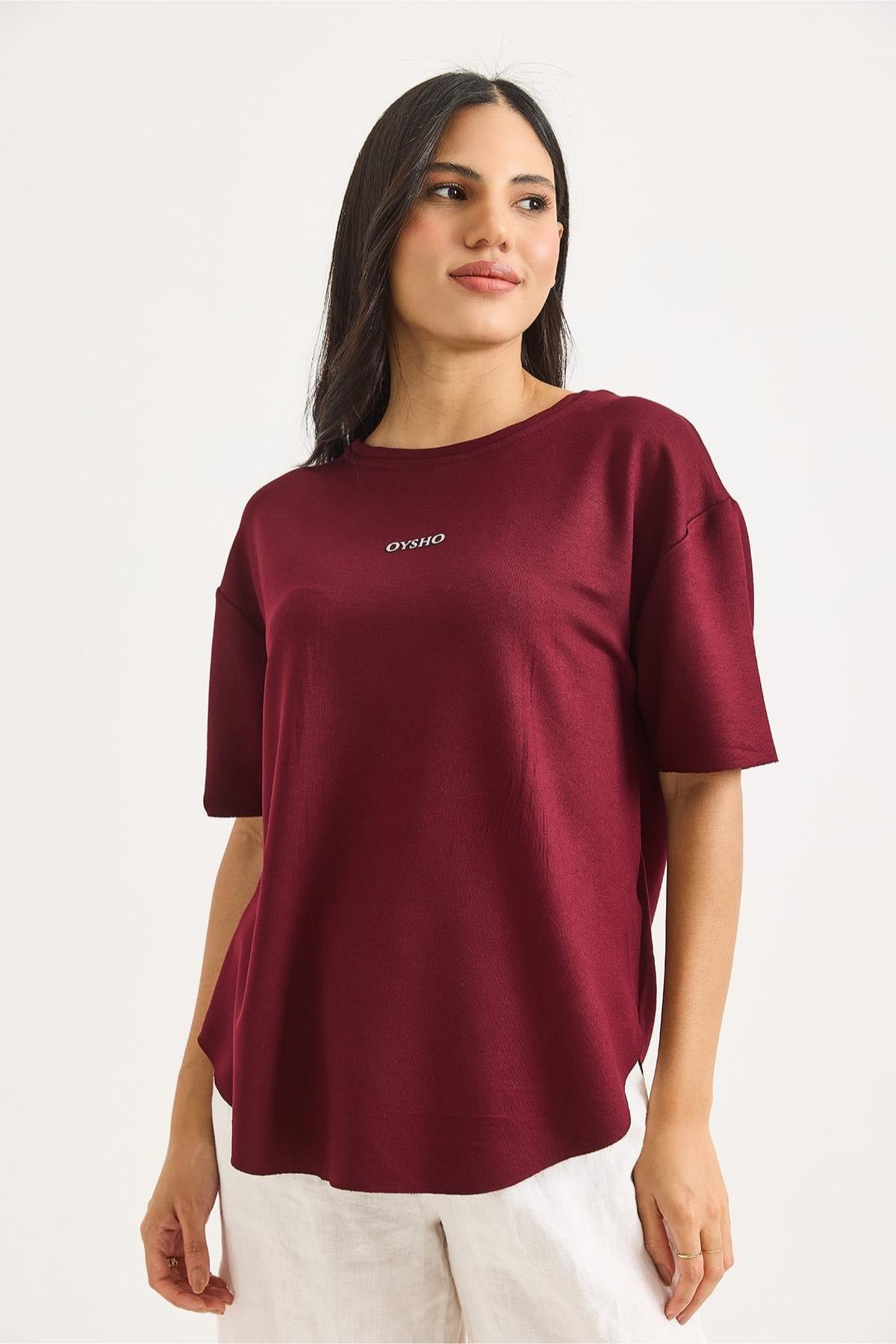 Oval Kesim Baskılı Oyhso Tshirt
