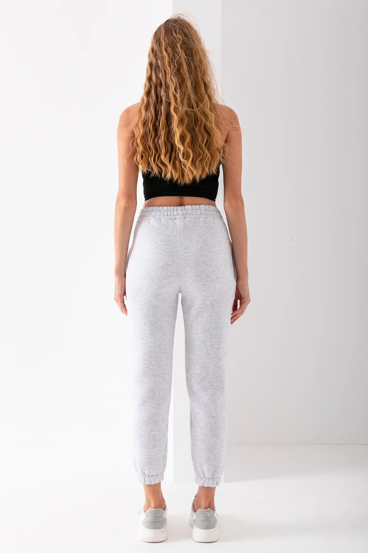 Paça Lastikli 3 İp Eşofman Altı