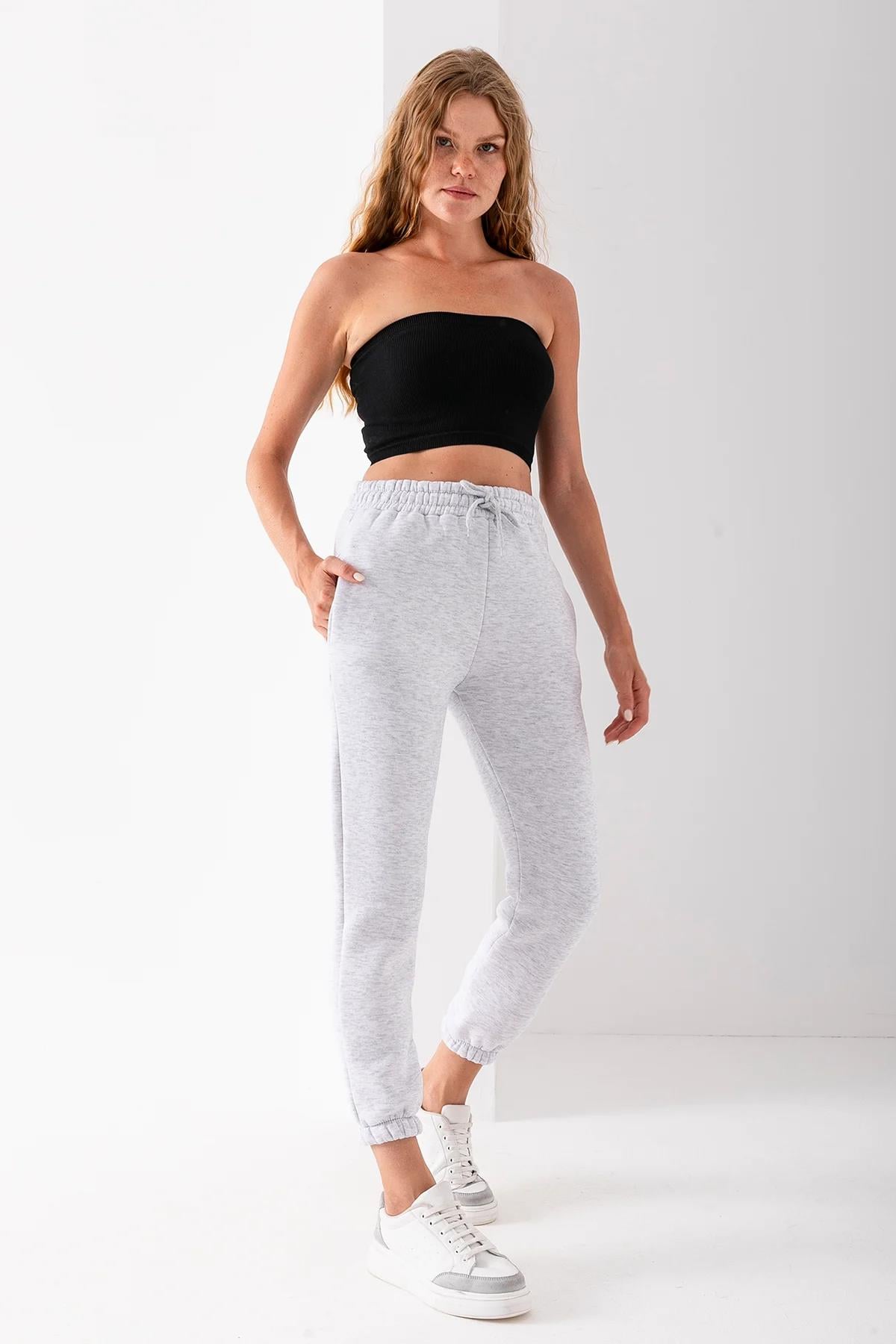 Paça Lastikli 3 İp Eşofman Altı