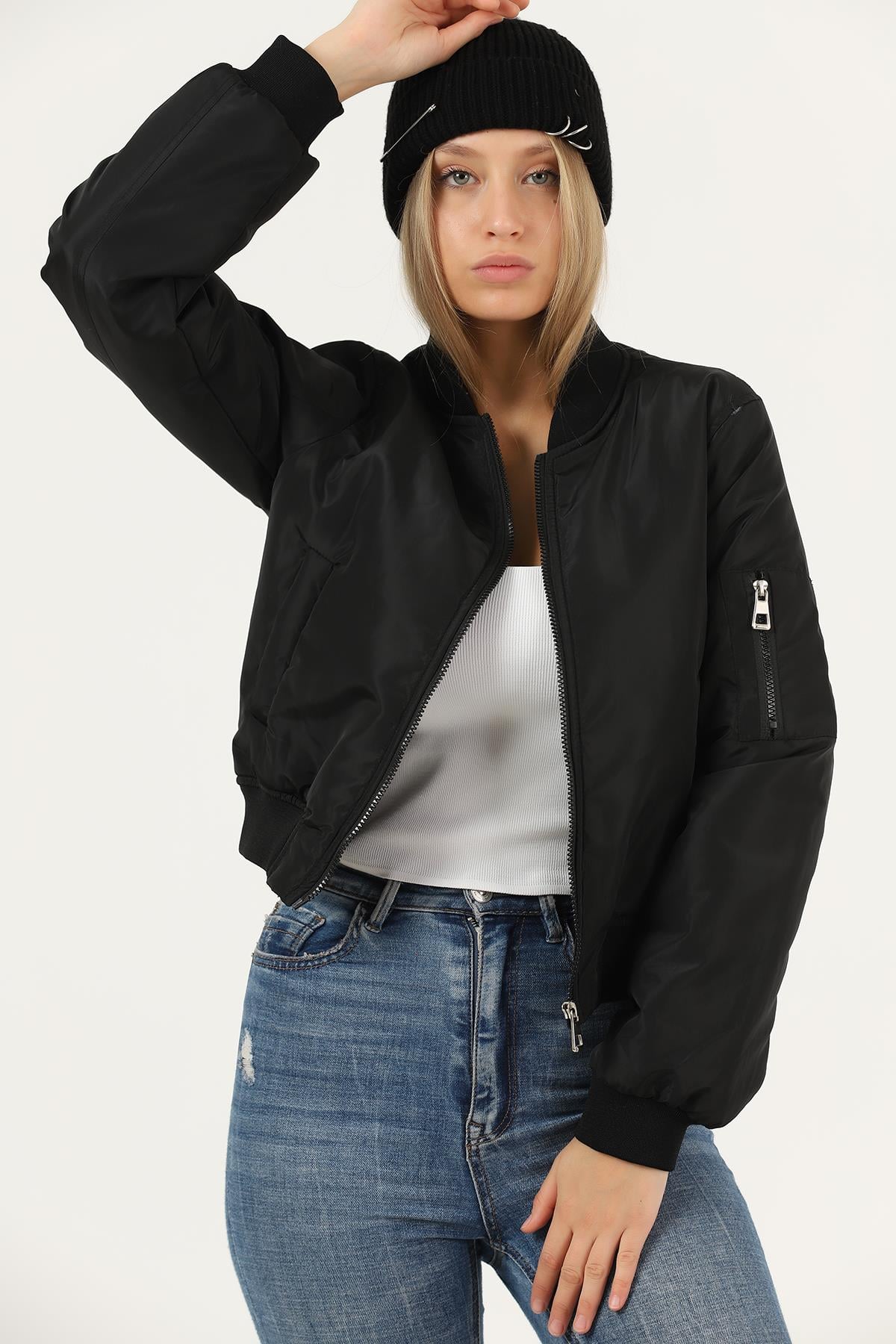 Ribonalı Bomber Mevsimlik Mont